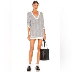 SUPERDOWN SHAWNIE VARSITY SWEATER DREESS